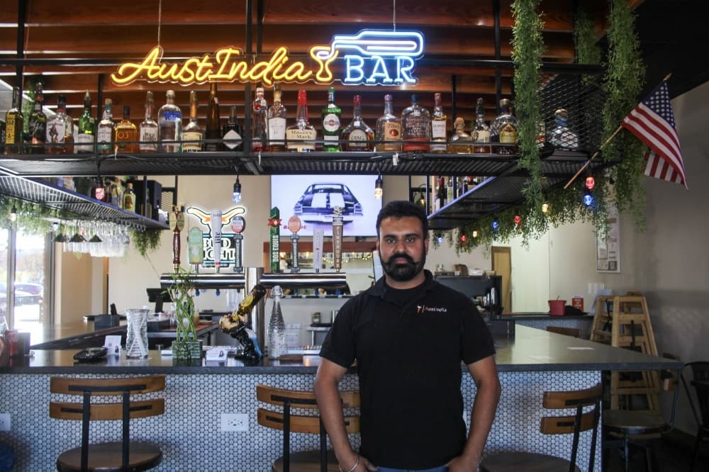 An image of the owner of the restaurant. 