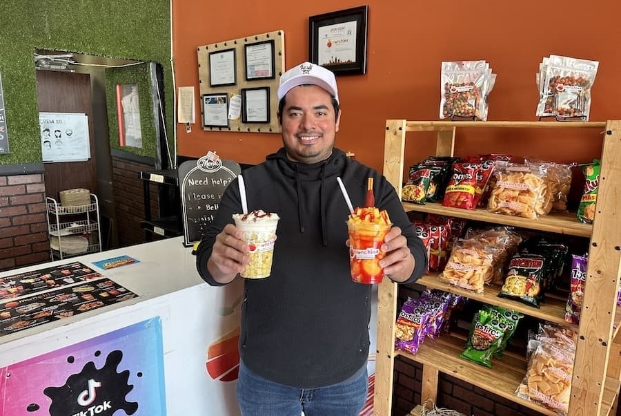 Ramiro Mendiola is the owner of Munchies. (Thalia Guzman/Community Impact)