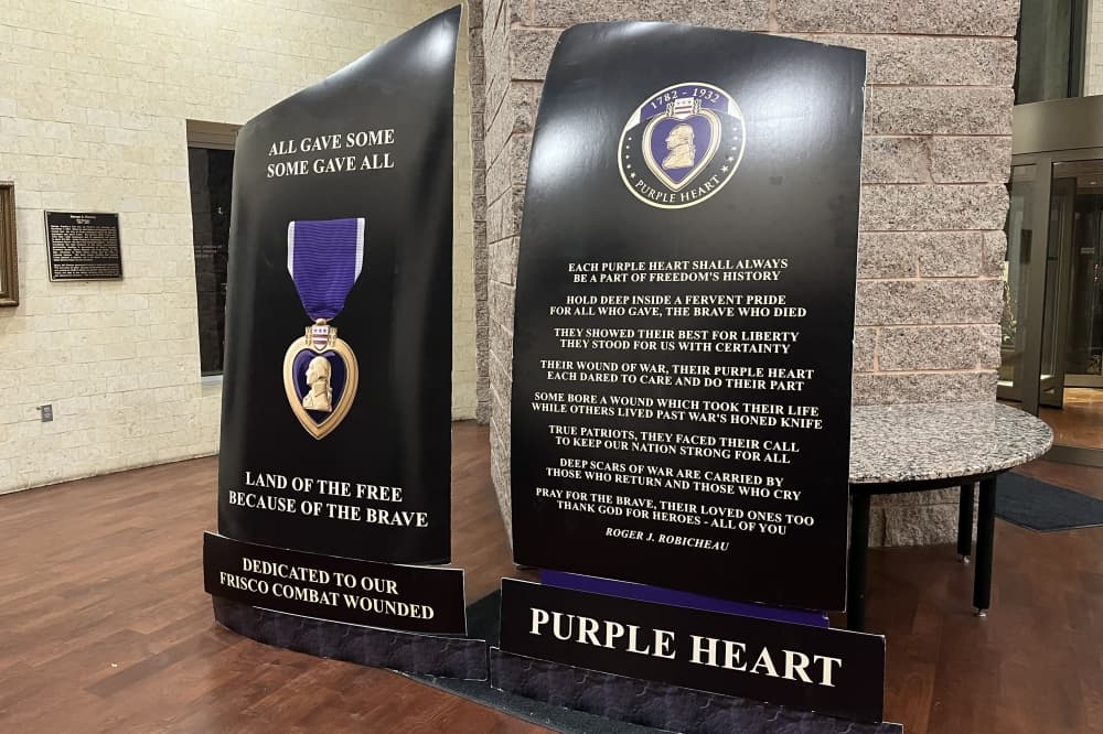 Frisco looks to unveil Purple Heart Monument this spring