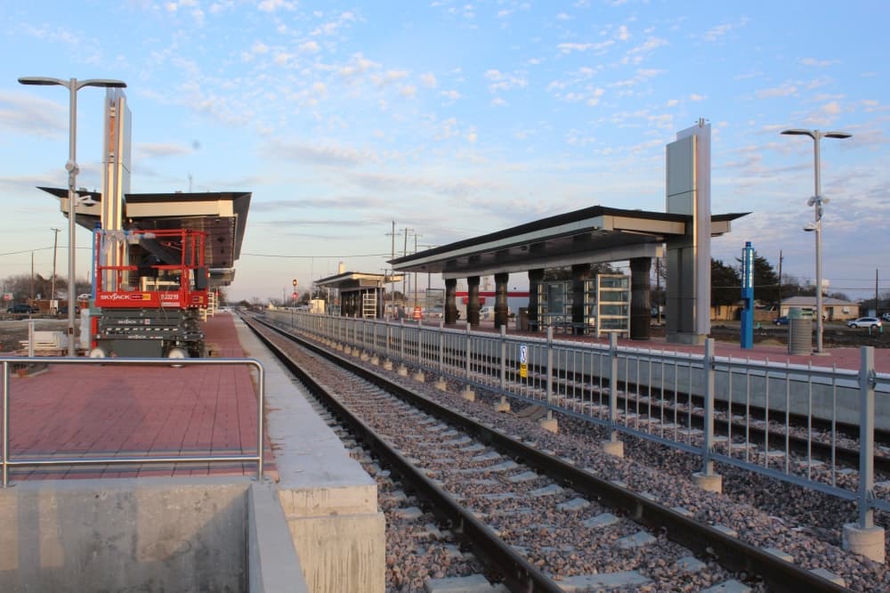 The Silver Line will have two stops in Plano, including one on 12th Street. (Michael Crouchley/Community Impact)