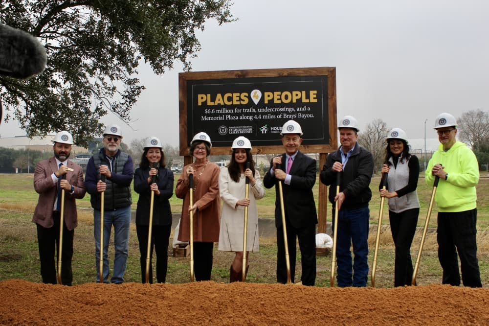 Harris County Precinct 4 breaks ground on Brays Bayou trail project
