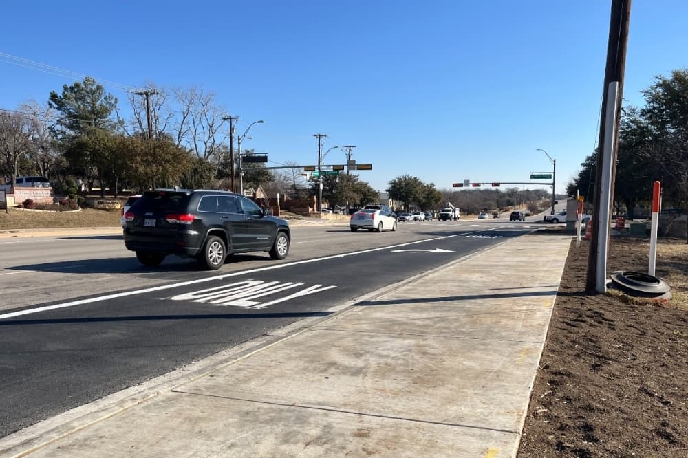 Byron Nelson Parkway turn lane open for traffic in Southlake