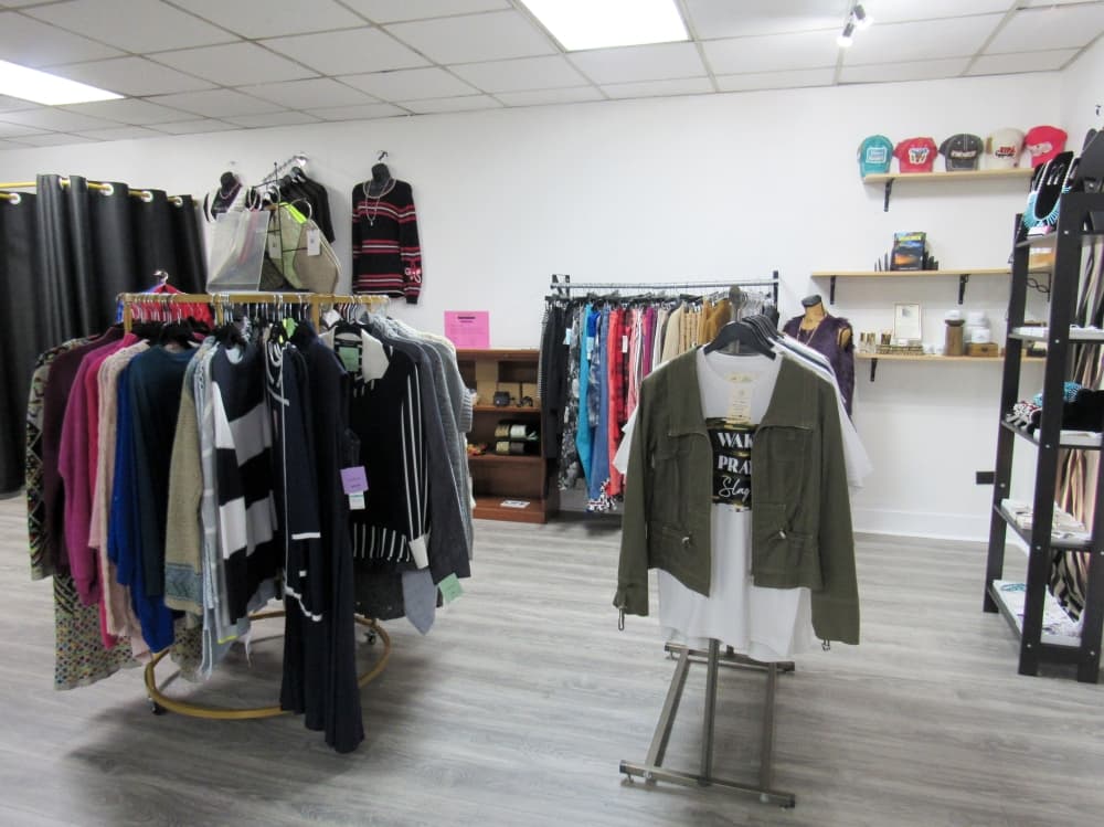 An image of the boutique area. 
