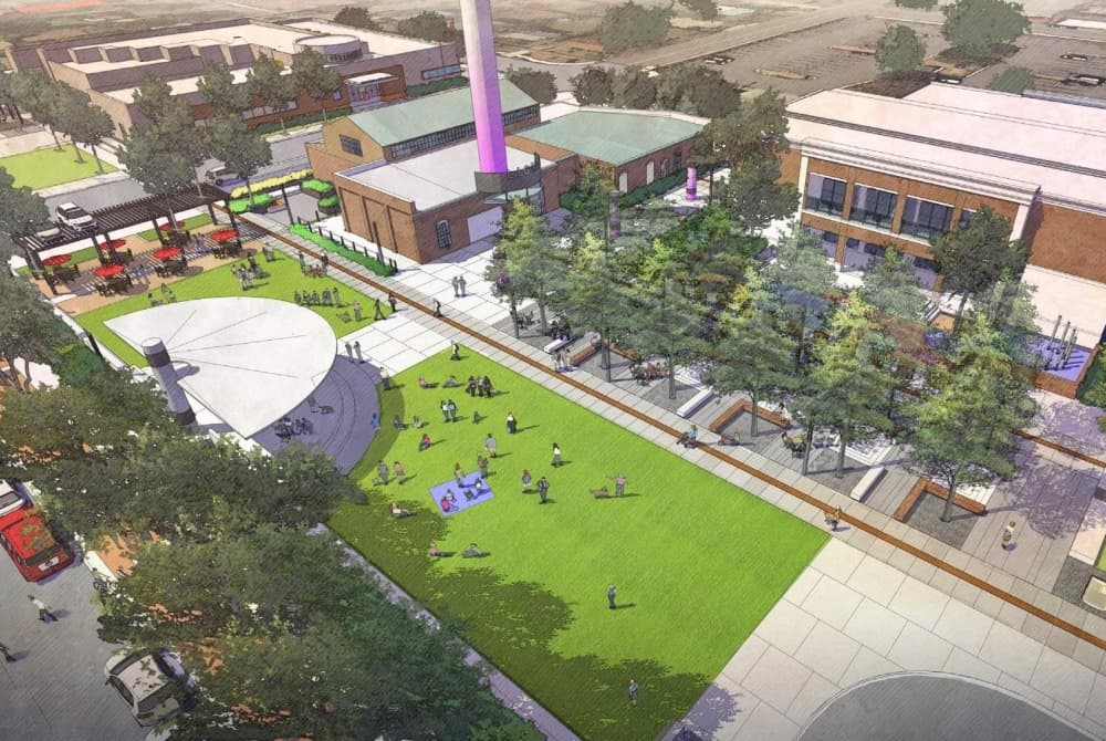 Construction begins on downtown Georgetown Light and Water Works District