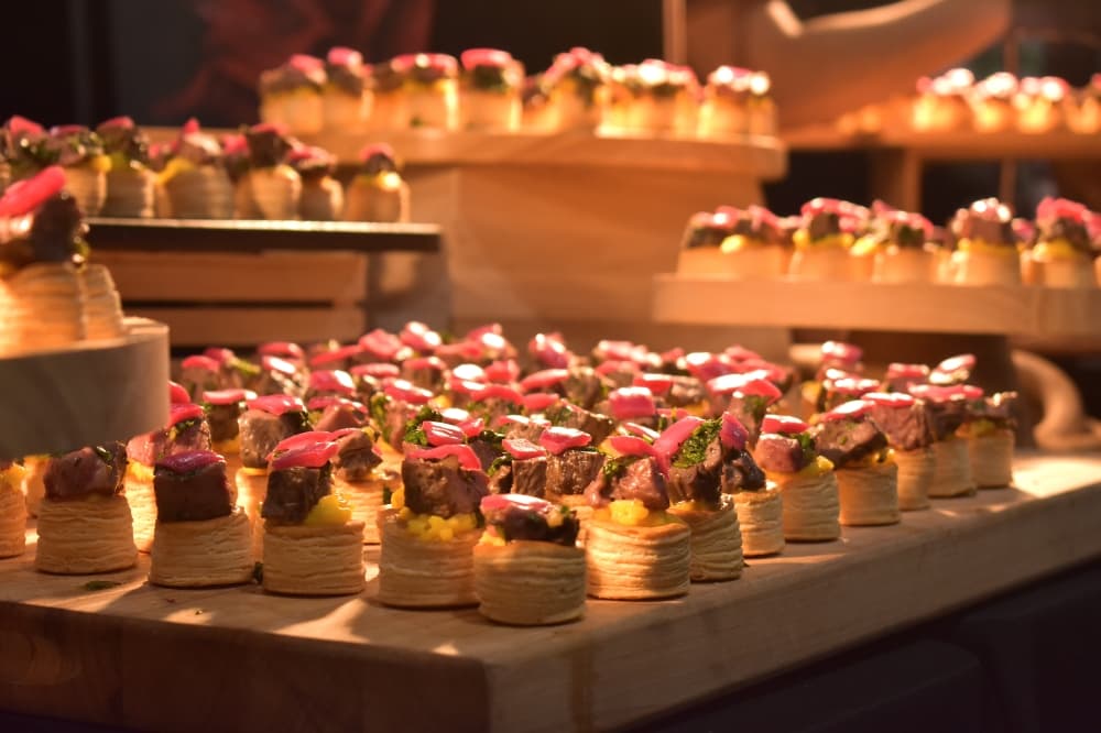 small food samples