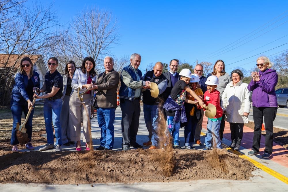 Local officials break ground on east-west trail connection in South Austin