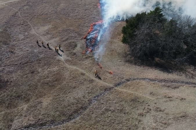 Erwin Park, Heard Natural Science Museum and Wildlife Sanctuary to see controlled burns in February