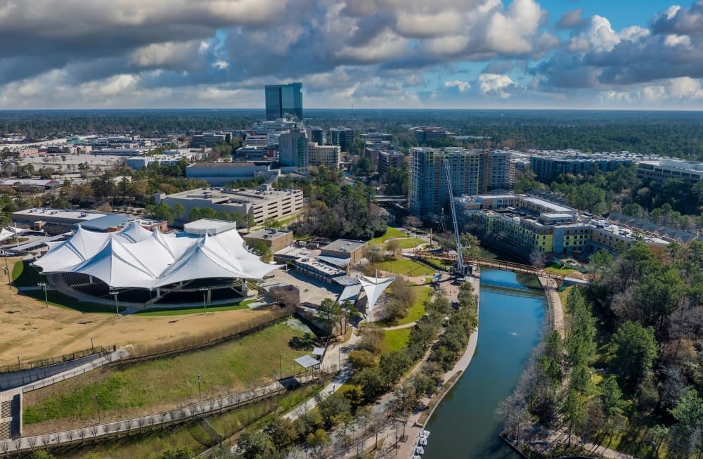 New pedestrian bridge to span The Woodlands Waterway