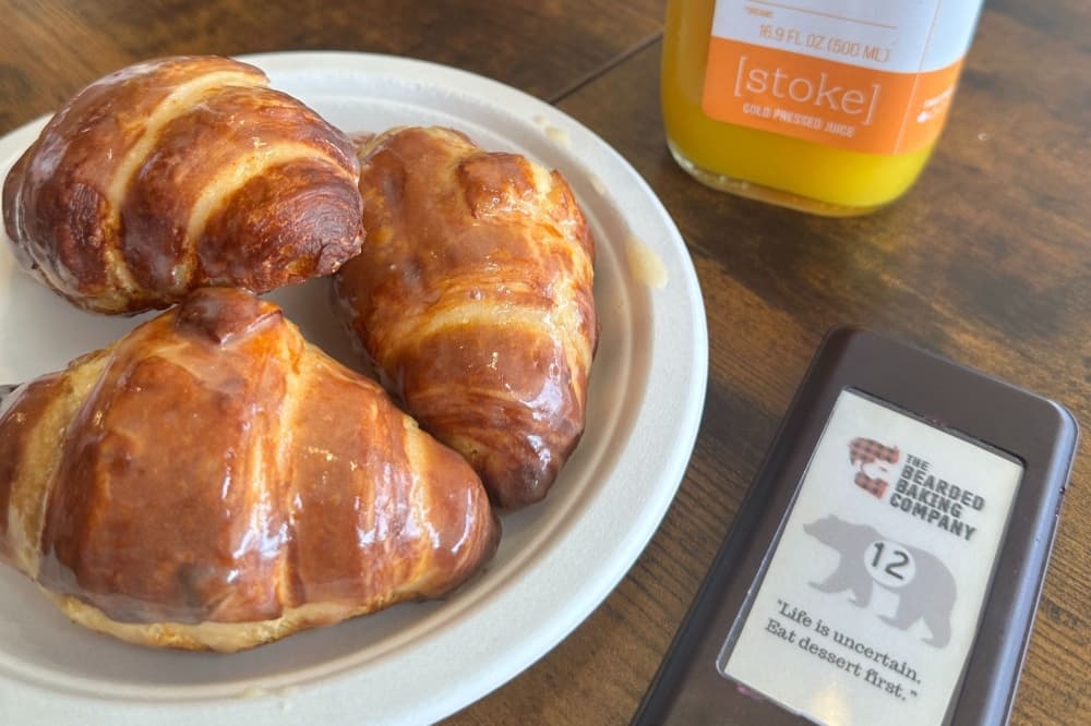 The Bearded Baking Company served a range of sweet and savory scratch-made food. (Amanda Cutshall/Community Impact)