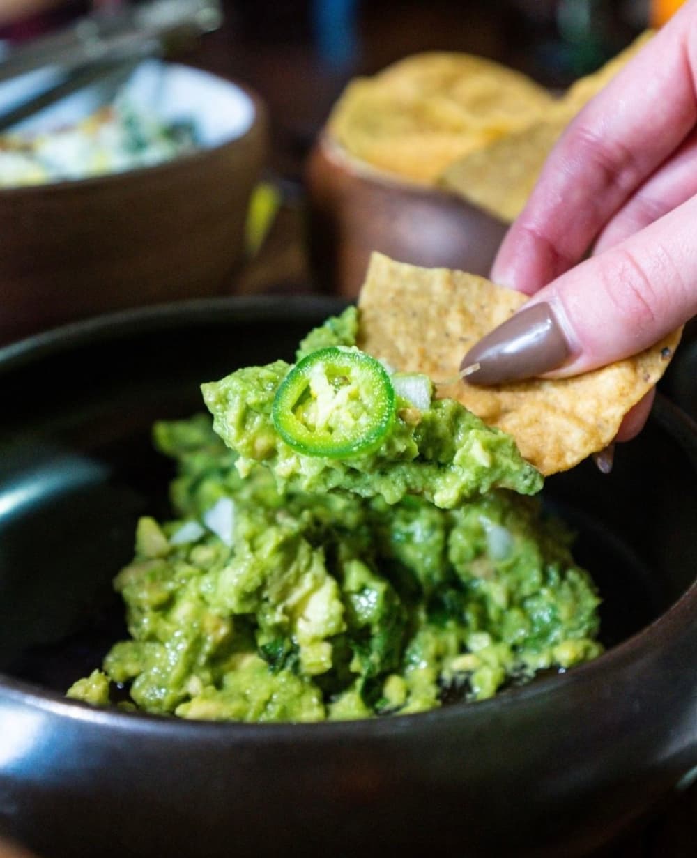 An image of the guacamole. 