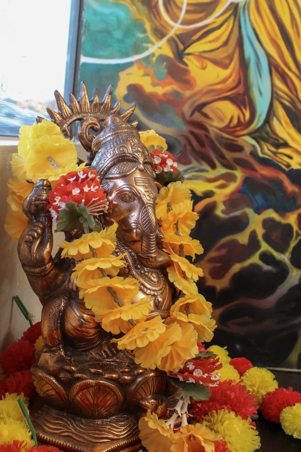 An image of decor in the business. 