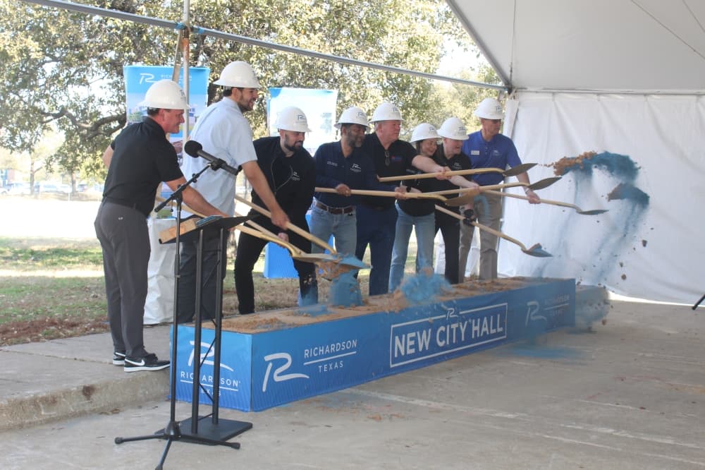 Construction to begin on new Richardson City Hall following groundbreaking ceremony