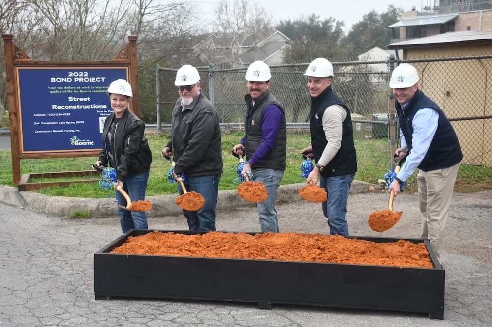 3 street projects break ground in Boerne