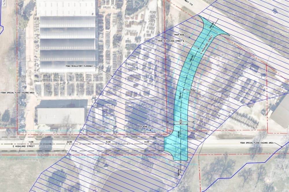 Design contract approved for realignment of E. Highland St. in Southlake