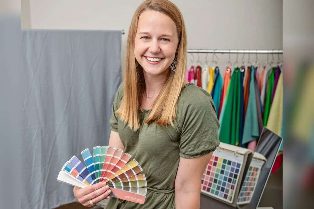 Color Match Studio in Katy helps identify clients' natural harmony