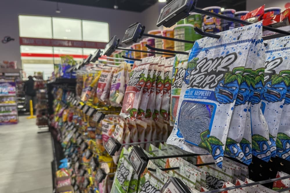 An image of some snacks at the store. 