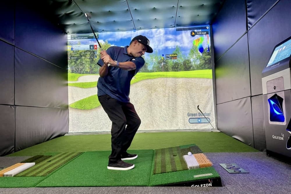 The Daly Round provides realistic indoor golfing experience in Cypress