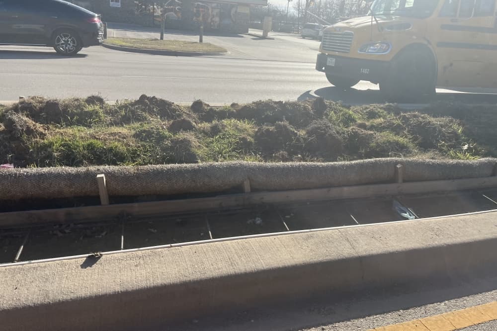 Median beautification project underway along Keller Parkway