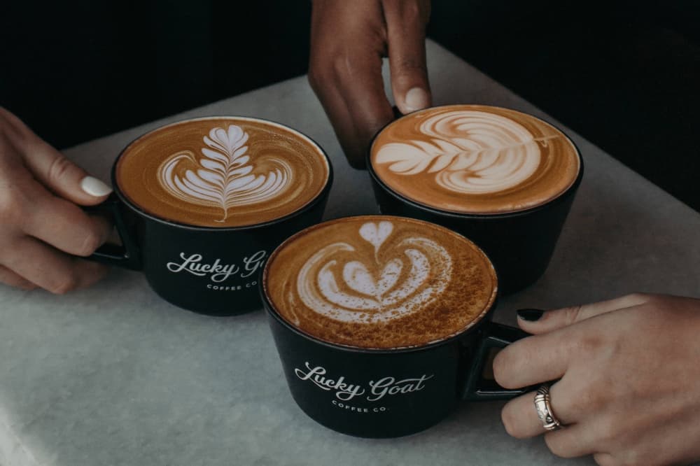 Lucky Goat Coffee offers coffee, baked items in Frisco