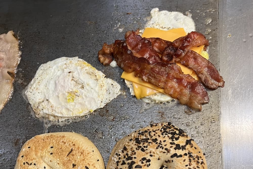 Bagel sandwiches are made by the order. (Courtesy Classic NY Bagels)