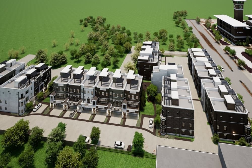 Learn more about the Grapevine Brownstones in downtown Grapevine