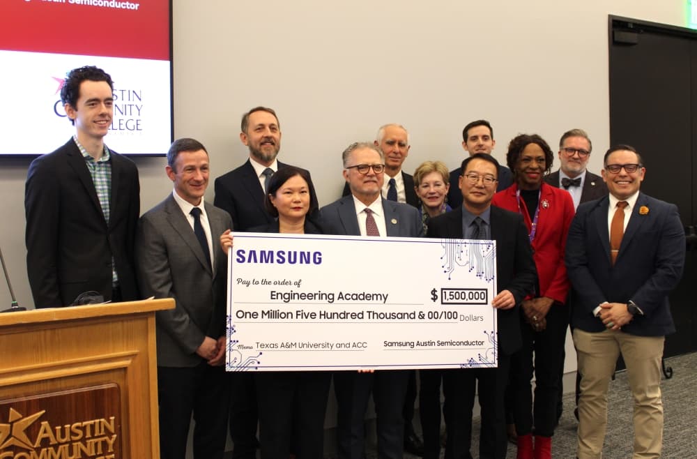 Samsung commits $1.5M to Texas A&M Engineering Academy at ACC