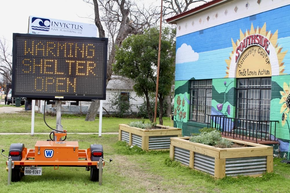 Southside Community Center opens warming center for Hays County