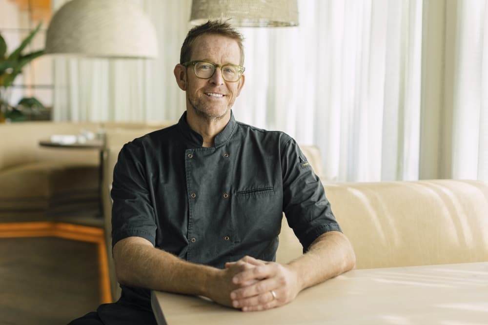 An image of the main chef at the new sister restaurant. 