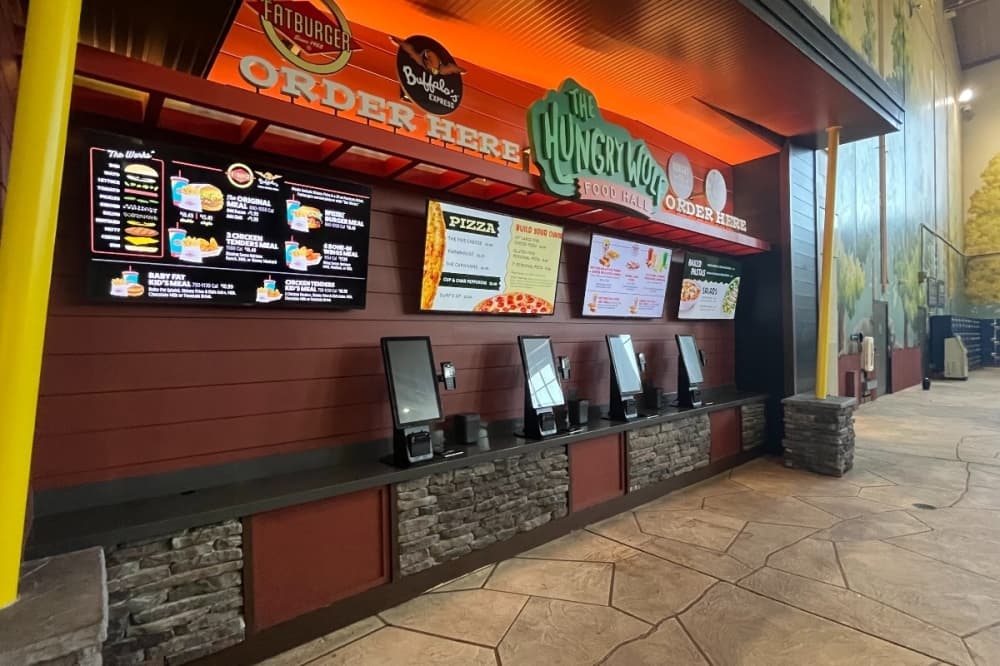 food ordering kiosk