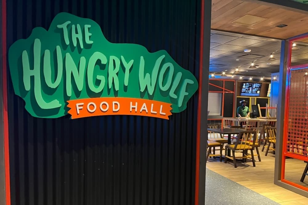 Hungry Wolf sign