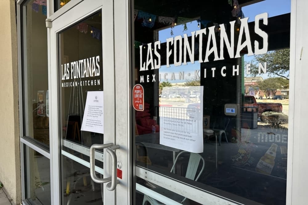 Las Fontanas closes Creekside location in New Braunfels