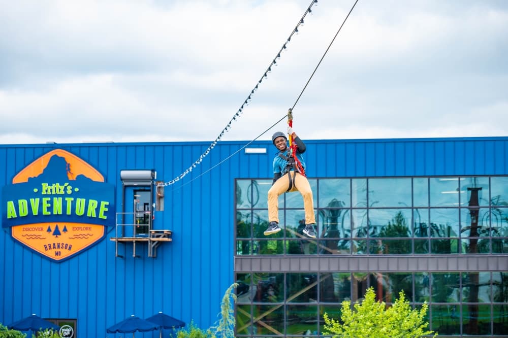 ziplining