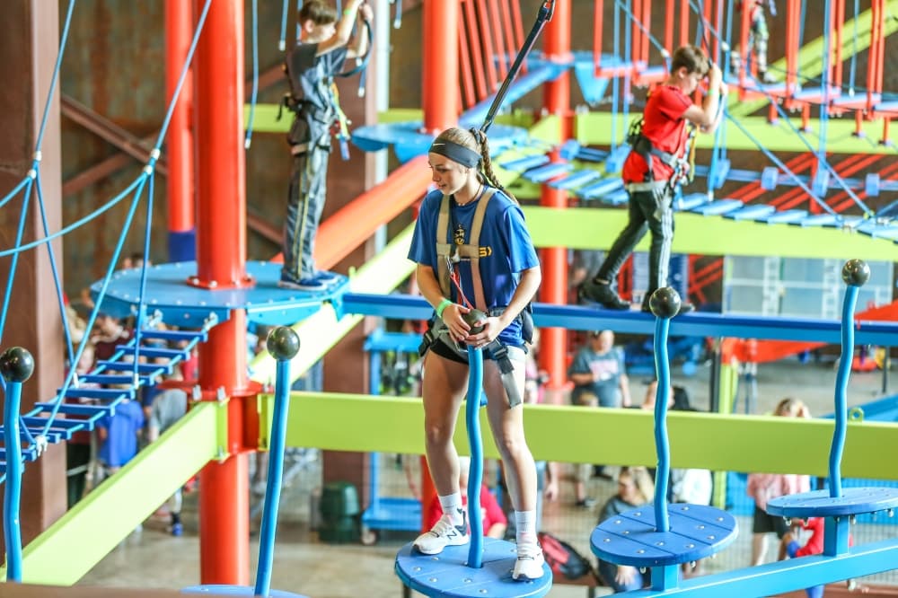 indoor ropes course