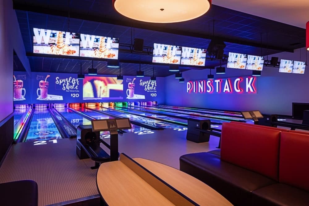bowling lanes