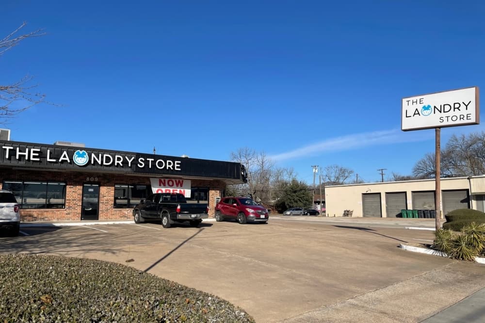 Exterior of The Laundry Store