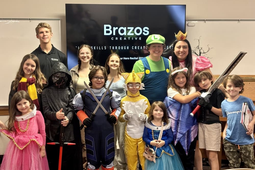 Stephanie and Parker Syphus opened Brazos Creative in their home on Jan. 1 2024. (Courtesy Brazos Creative)
