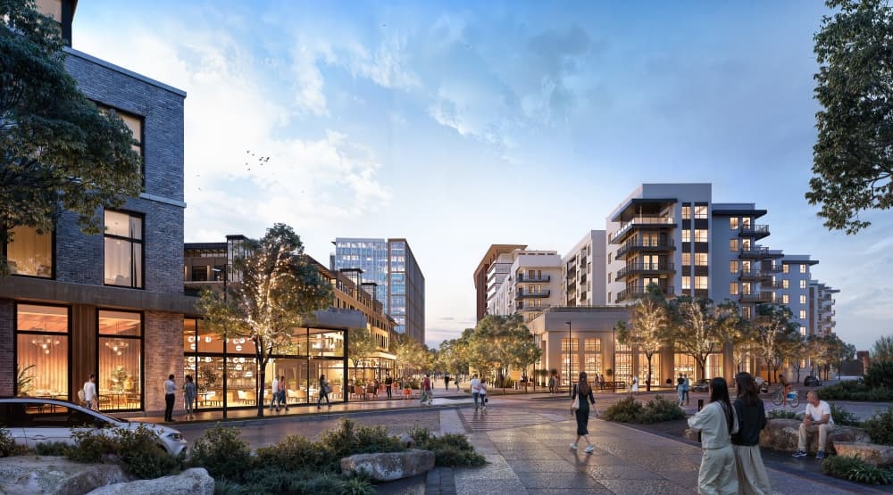 The District broke ground March 6. (Rendering courtesy Mark IV Capital)