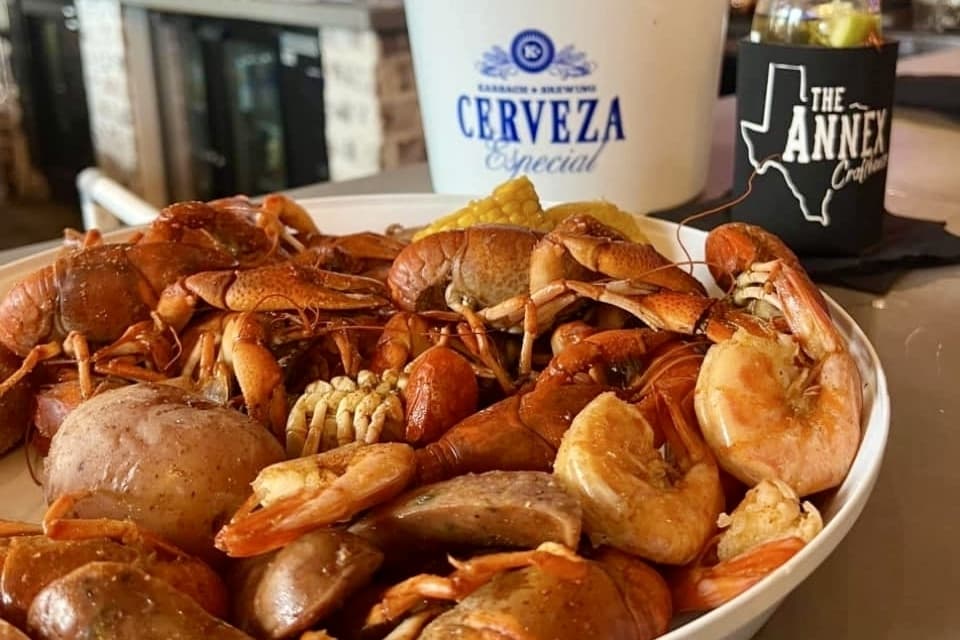 crawfish and shrimp