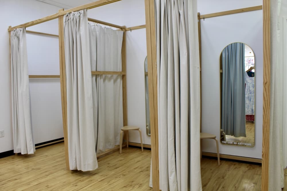 dressing rooms