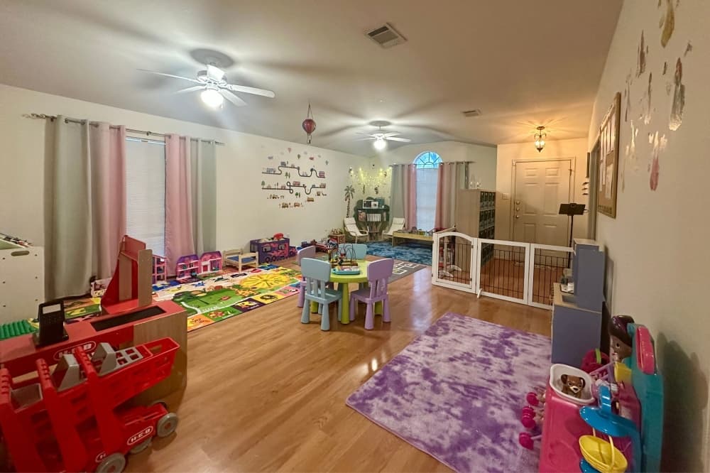 An image of the inside of the daycare. 
