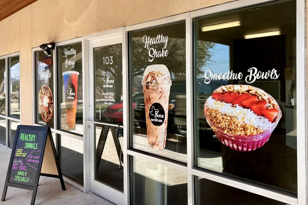 Kyle Nutrition now open, selling healthy shakes and protein shakes
