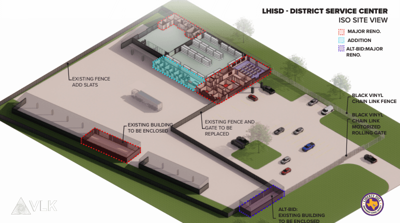 A design for the new LHISD maintenance warehouse