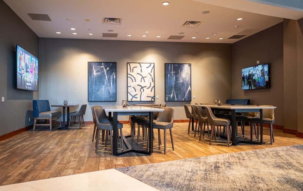 inside a dining area