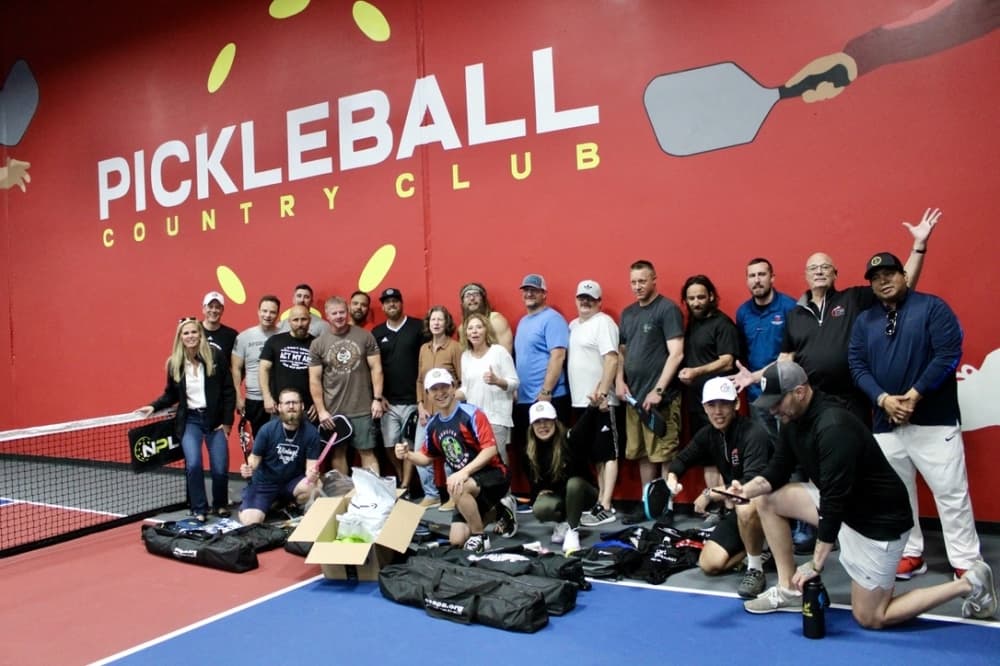 Camp Hope collaborates with Houston Hammers pickleball team to aid veterans with PTSD