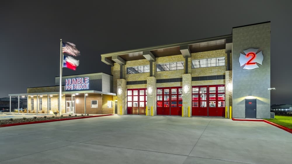 Humble Fire Department officials opened a $6.1 million replacement of Station 2 in January. (Courtesy Humble Fire Department)