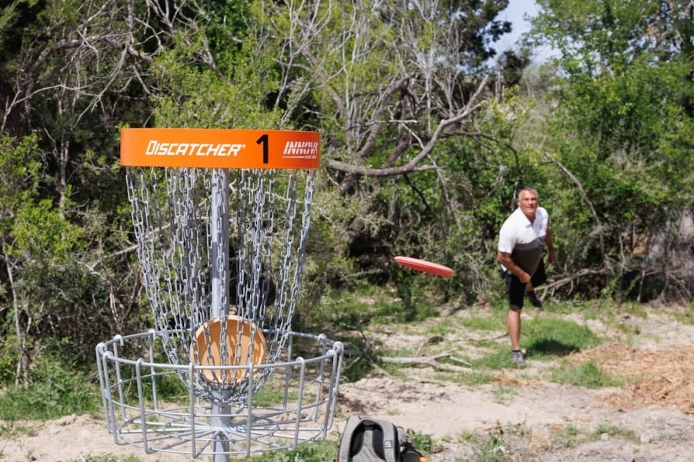 Fairway Park features a 18-hole disc golf course. (Courtesy SouthStar Communities)
