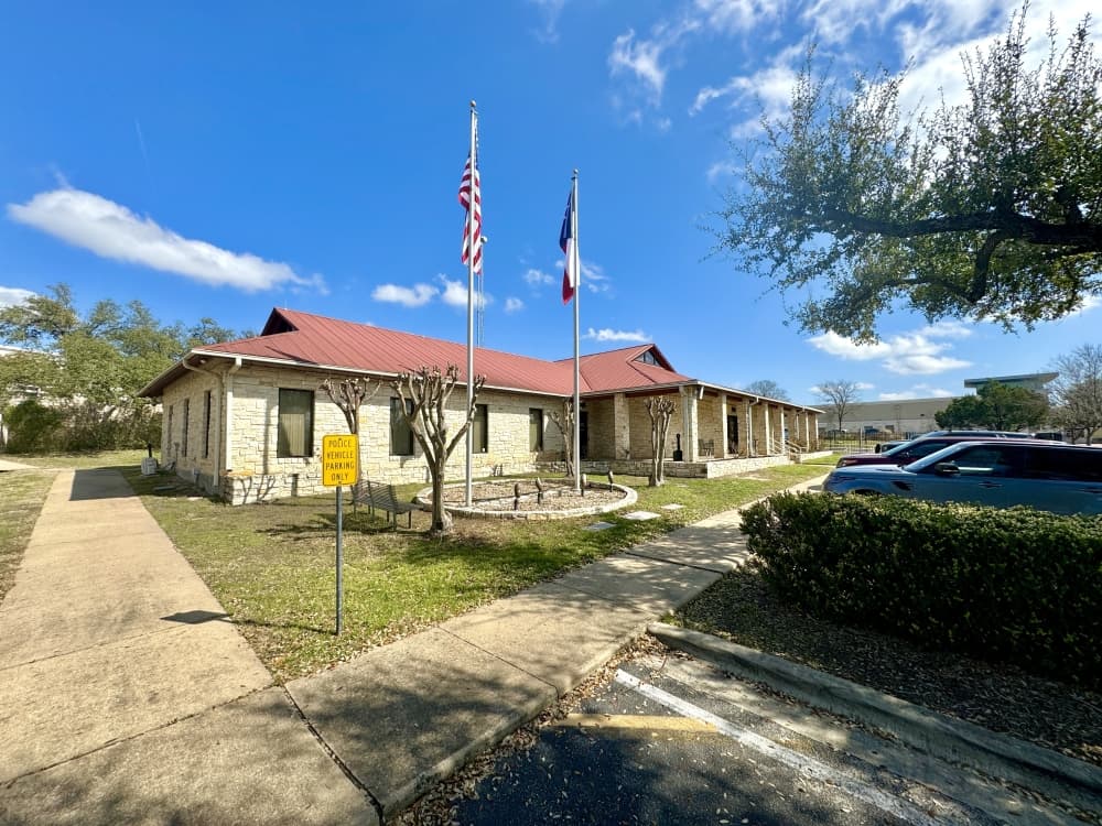 exterior shot of current bee cave police department 