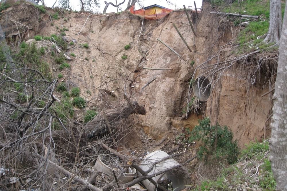 Tillery Street erosion