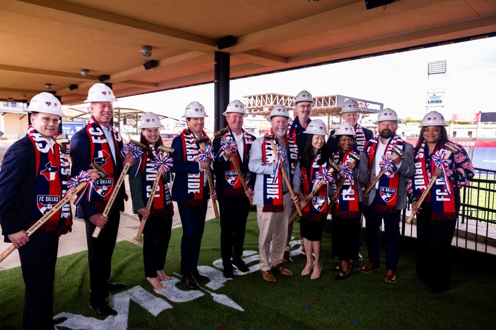 Construction begins at Frisco’s Toyota Stadium