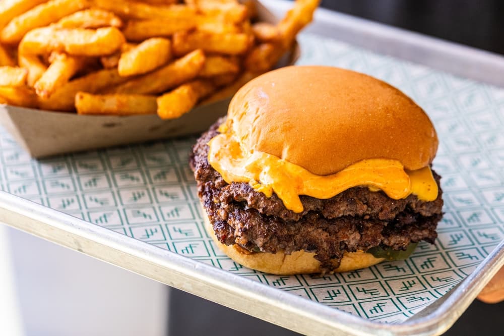 JABS Burgers and Fries serving angus beef burgers at Fareground Austin
